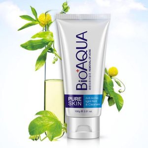 Crema Limpiadora Antiacne Pure Skin Piel Grasa by BIOAQUA