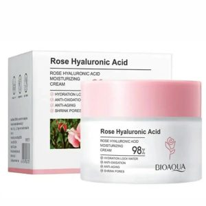 Crema Acido Hialuronico y Extracto Rosas Antioxidante Antiedad by BIOAQUA