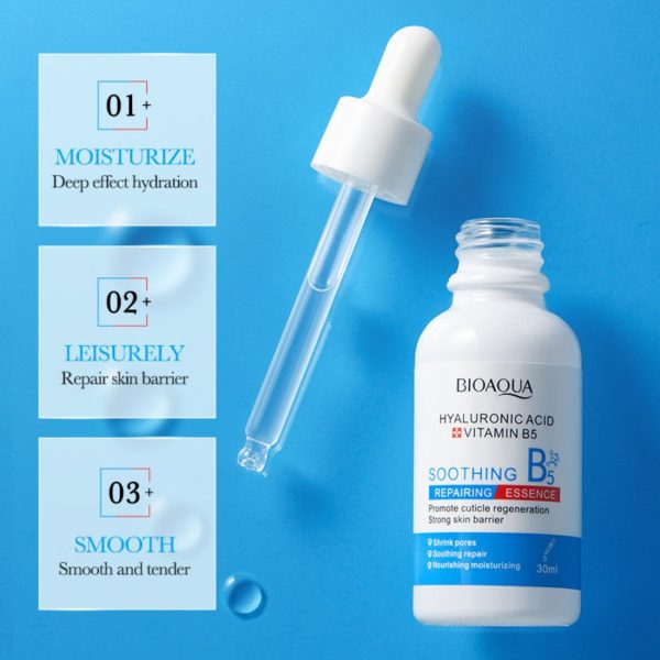 Serum Antienvejecimiento Acido Hialuronico y Vitamina B5 Reparador by BIOAQUA - Imagen 3