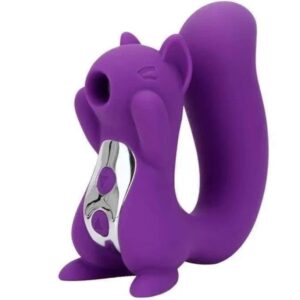 Vibrador Masajeador Succionador Con Forma De Ardilla