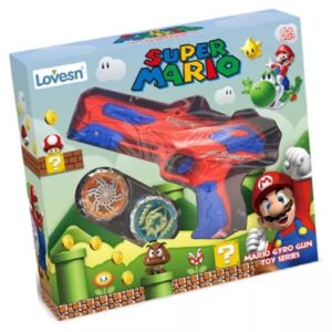 Mario Bross Pistola De Juguete Infantil Lanzador Yoyo