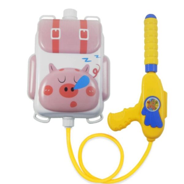 Pistola De Agua Con Tanque Mochila Para Niña Puerquito - Imagen 2