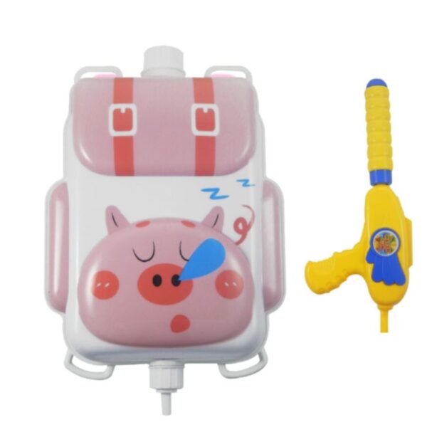 Pistola De Agua Con Tanque Mochila Para Niña Puerquito