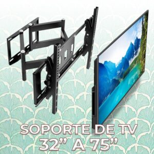 Soporte Pantalla Tv 35 A 75 Pulgadas Doble Brazo Extensible